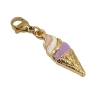 Eiscreme Waffel Charm Clip Anhänger Bettelarmband Kinder