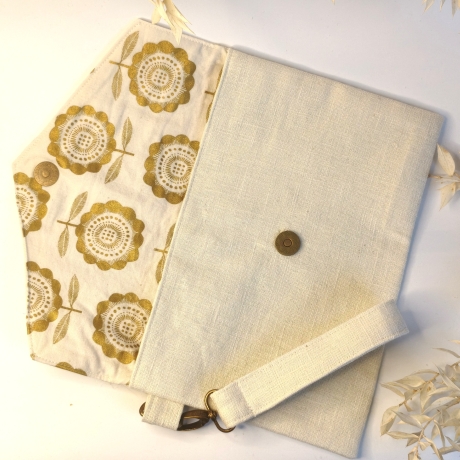handbestickte Clutch - Einzigartiges Unikat!