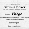 Choker mit einer edlen Fliege / Schleife aus Satin