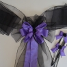  Autoschmuck Hochzeit, Gothic, Mittelalter, Dekoschleife 3-teilig