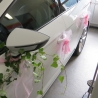Hochzeit - Brautauto - 5 Teile - Autoschleife - Schleifenset