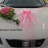 Hochzeit - Brautauto - 5 Teile - Autoschleife - Schleifenset