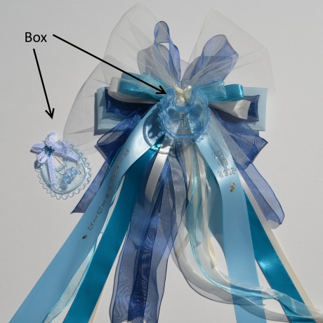 Dekoschleife - Baby Shower-Geschenkschleife für Taufe und Geburt 