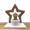 Häkelanleitung Weihnachten Stern-Teelichthalter in 2 Versionen