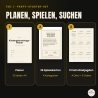 Kindergeburtstag Bundle Schwarz/Gold: Party-Set + Starter-Set