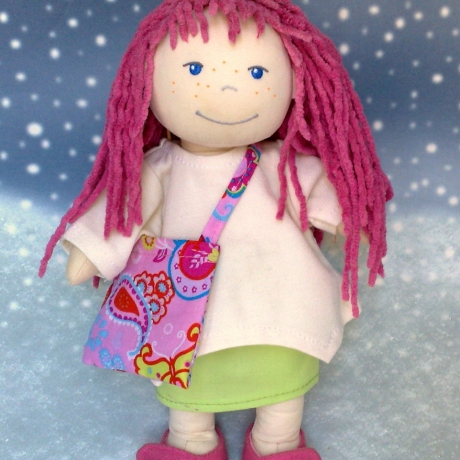 Kleidung Tunika Rock und Tasche passend für 30 cm Puppen Neu