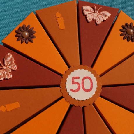 Geldgeschenk zum 50 .Geburtstag , Geburtstagsgeschenk