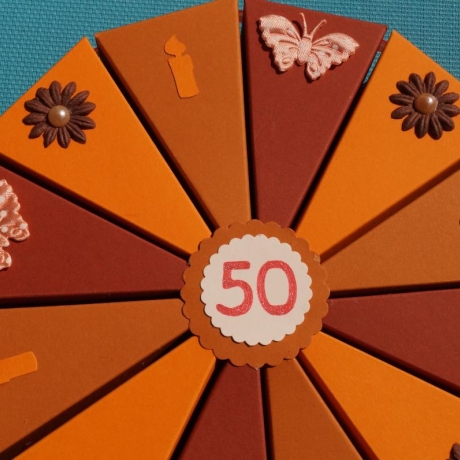 Geldgeschenk zum 50 .Geburtstag , Geburtstagsgeschenk