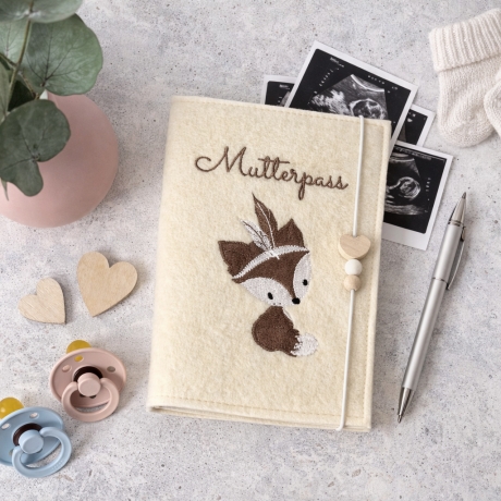 Mutterpasshülle Boho Fuchs