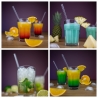 Cocktailkarte zum Ausdrucken mit & ohne Alkohol, für Familien