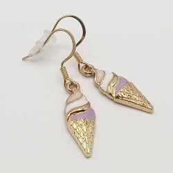 Eiswaffel Eiscreme Edelstahl Ohrhänger Ohrringe Schmuck Kawaii Eiswaffel Eiscreme Edelstahl Ohrhänger Ohrringe Schmuck Kawaii