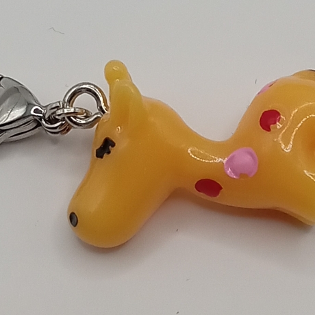Giraffe bunt Clip Anhänger Bettelarmband Kinder