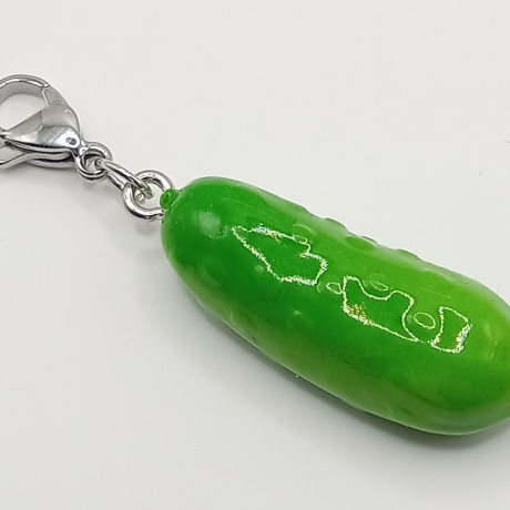 Gurke Gemüse Clip Anhänger Bettelarmband Kinder