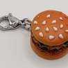 Burger Hamburger Charm Fast Food Clip Anhänger Bettelarmband