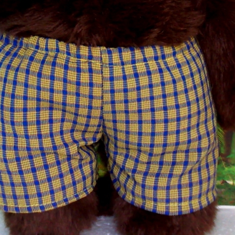 Kleidung Boxershort Badehose gelb passend für Äffchen 45 cm Neu