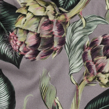 Canvas Artischoke lavendel lila 100% Baumwolle 