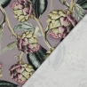 Canvas Artischoke lavendel lila 100% Baumwolle 