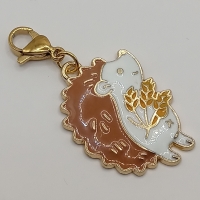 Igel mit Getreide Clip Anhänger Bettelarmband Kinder