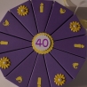 Geldgeschenkverpackung zum 40 .Geburtstag, Geld verschenken