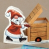 Mini-Geschenkbox Wichtel 1, Bastelbogen zum Ausdrucken