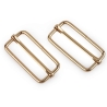 5x Schieber 40 mm gold rosAgold Gurtversteller