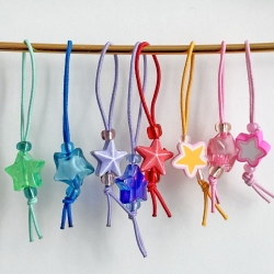 Maschenmarkierer Sterne Set mit 10 Stück bunte Dekoperlen