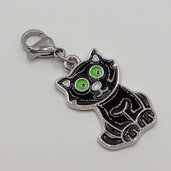 Katze schwarz Clip Anhänger Bettelarmband Adventskalender Füllung Katze schwarz Clip Anhänger Bettelarmband Adventskalender Füllung