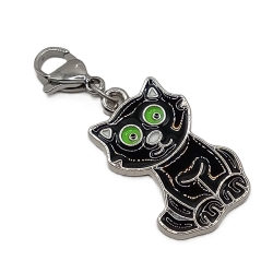 Katze schwarz Clip Anhänger Bettelarmband Adventskalender Füllung