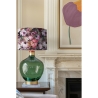 Canvas Blumen digital mauve flieder lila Taschenstoff 100% BW 