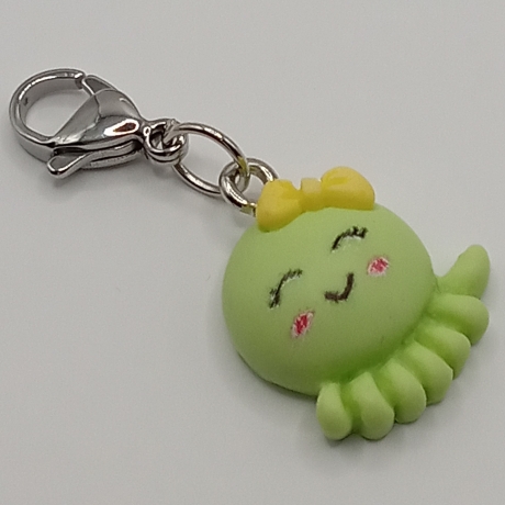 Kracke grün Clip Anhänger Bettelarmband Kinder