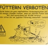 Pferdeschild füttern verboten 5b, Gravurschild 15x20 cm