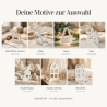 Teelichthalter aus Gips mit Wechselmotiv Starter-Set, div. Motive