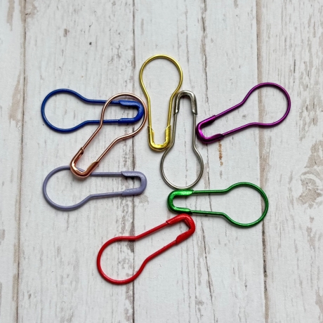 Maschenmarkierer Blumen Set mit 10 Stück bunte Dekoperlen