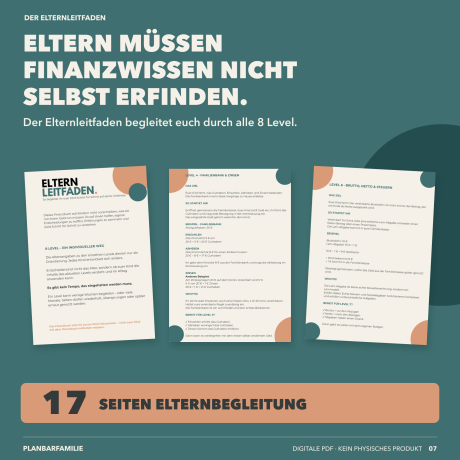 Finanzbuch Kinder zum Verschenken, Geldgeschenk Vorlage