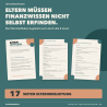 Finanzbuch Kinder zum Verschenken, Geldgeschenk Vorlage