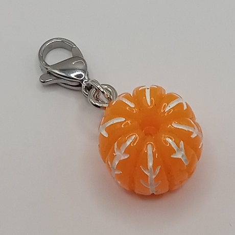 Mandarine Charm Clip Anhänger Bettelarmband