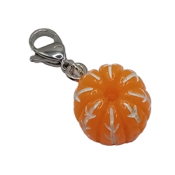 Mandarine Charm Clip Anhänger Bettelarmband