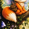 Personalisiertes Geburtsposter inkl. Bilderrahmen - Fuchs