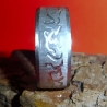 Edelstahl Ring Ø 19 x 8 mm Tribal
