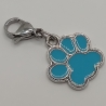 Pfote Charm blau Clip Anhänger Bettelarmband Kinder