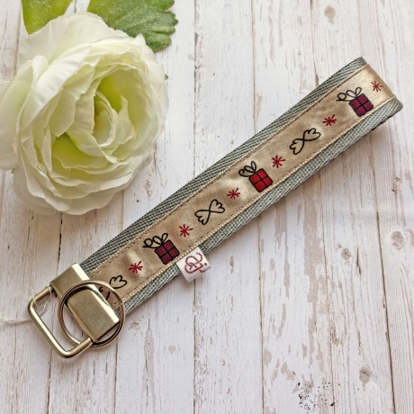 Abverkauf Schlüsselband Engel oder Geschenke ca 2,5 x 15 cm