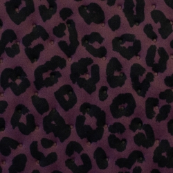 SAMOS - LEO Steppsamt mit Punktprägung altrosa / schwarz