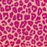 Baumwolle Leo Leopardenmuster Leoni rosa / erika pink