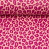 Baumwolle Leo Leopardenmuster Leoni rosa / erika pink