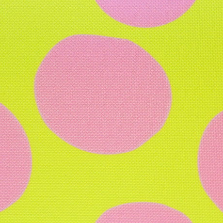 Taschenstoff Punkte limette rosa Colorful wasserabweisend