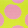 Taschenstoff Punkte limette rosa Colorful wasserabweisend