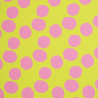 Taschenstoff Punkte limette rosa Colorful wasserabweisend