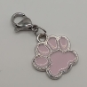 Pfote Charm rosa Clip Anhänger Bettelarmband Kinder
