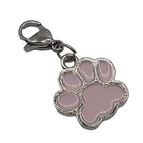 Pfote Charm rosa Clip Anhänger Bettelarmband Kinder