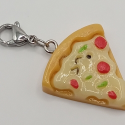 witziges Pizza Stück Clip Anhänger Bettelarmband Kinder